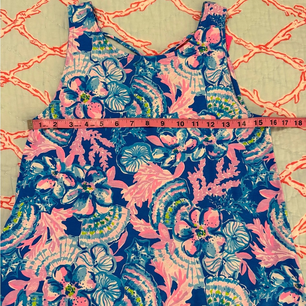 Lilly Pulitzer Kristen Dress Blue Tang Sitting Seaside XS NWT! - Picture 10 of 11